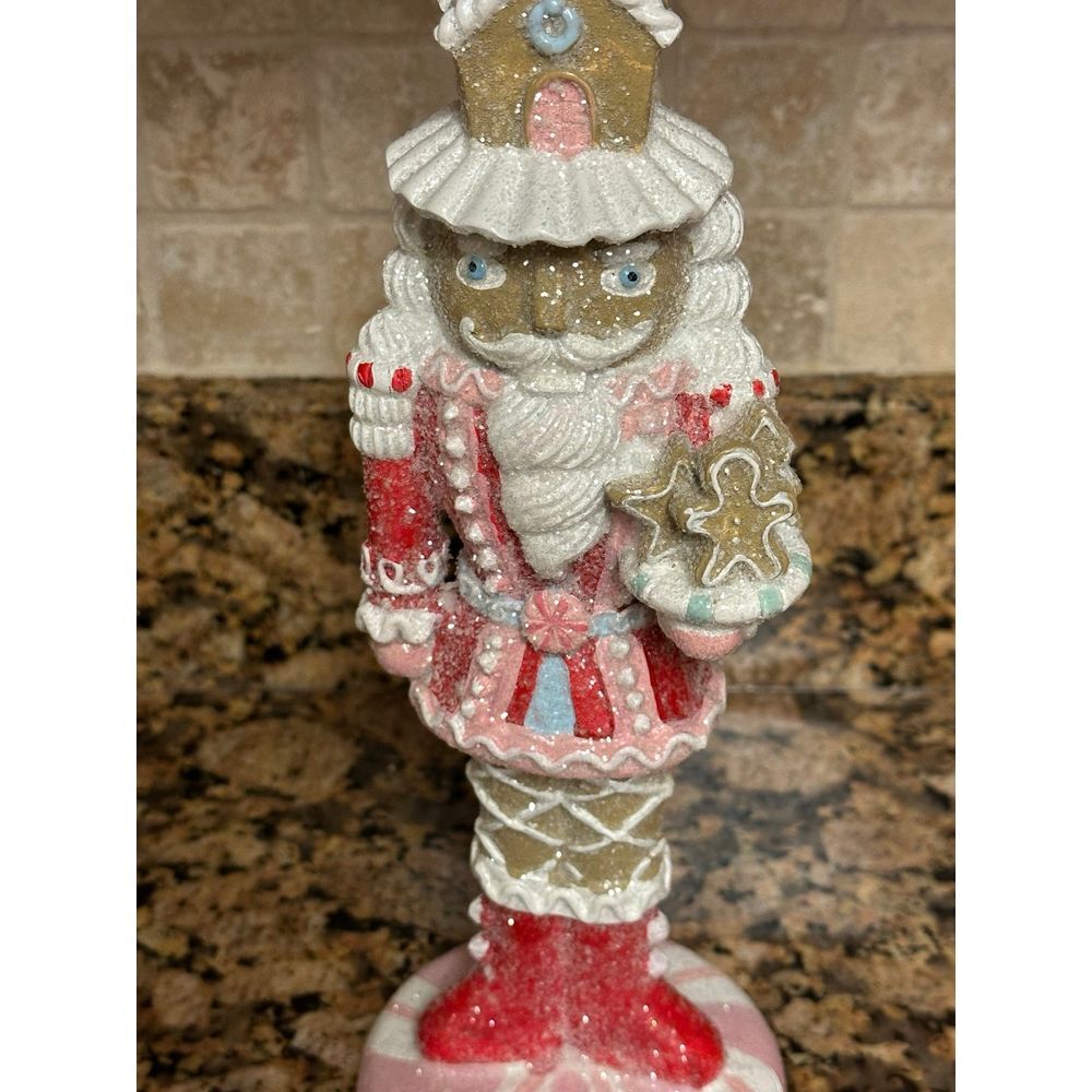 Pink Gingerbread Nutcracker - Picture 3 of 4